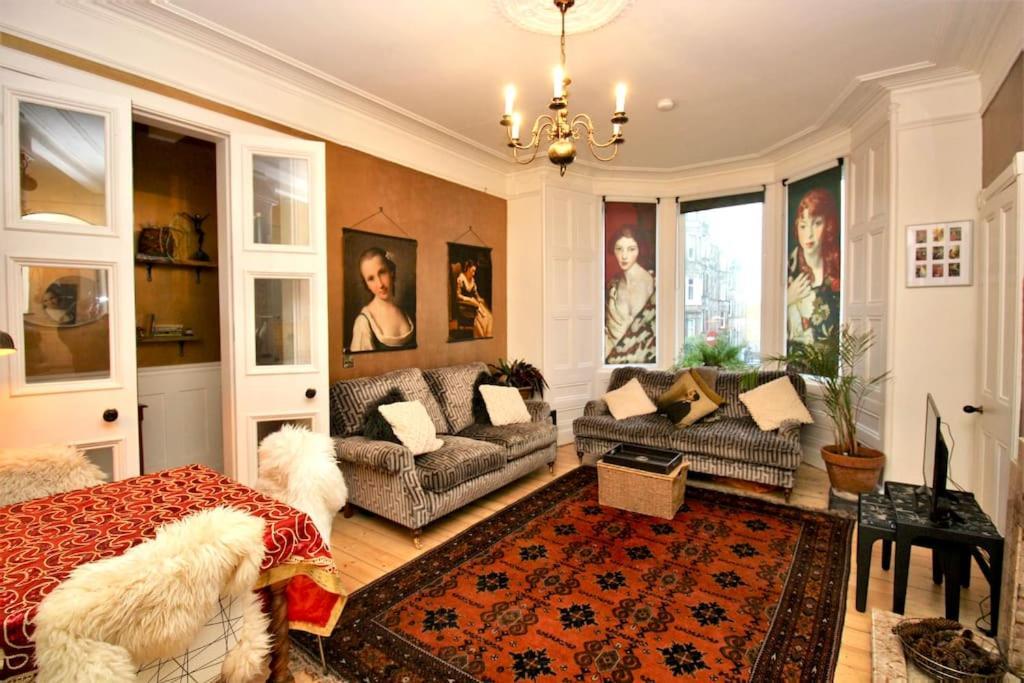 Holyrood Park: Lush & Arty 2 Double Bed Flat Lejlighed EDI Eksteriør billede