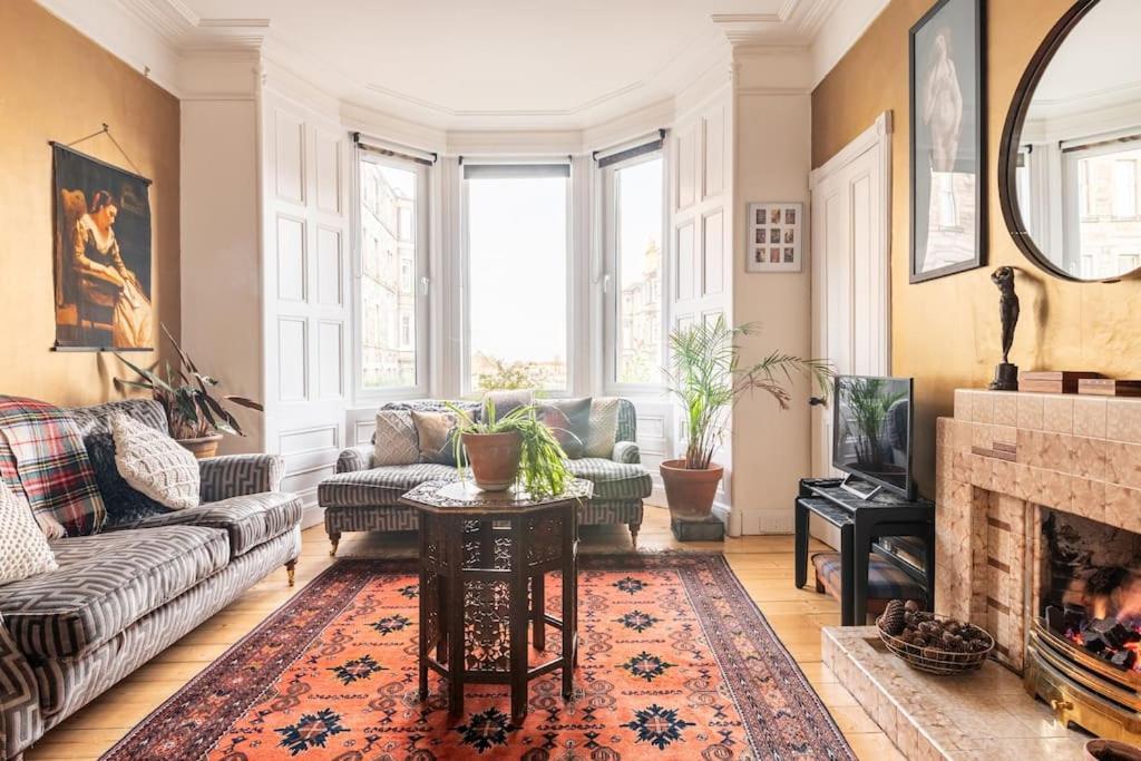 Holyrood Park: Lush & Arty 2 Double Bed Flat Lejlighed EDI Eksteriør billede